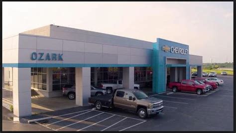 Ozark chevrolet ozark missouri - Ozark Chevrolet. Open until 7:00 PM. 12 reviews. (417) 581-7513. Website. Directions. Advertisement. 1020 N 18th St. Ozark, MO 65721. Open until 7:00 PM. Hours. Mon 7:00 …